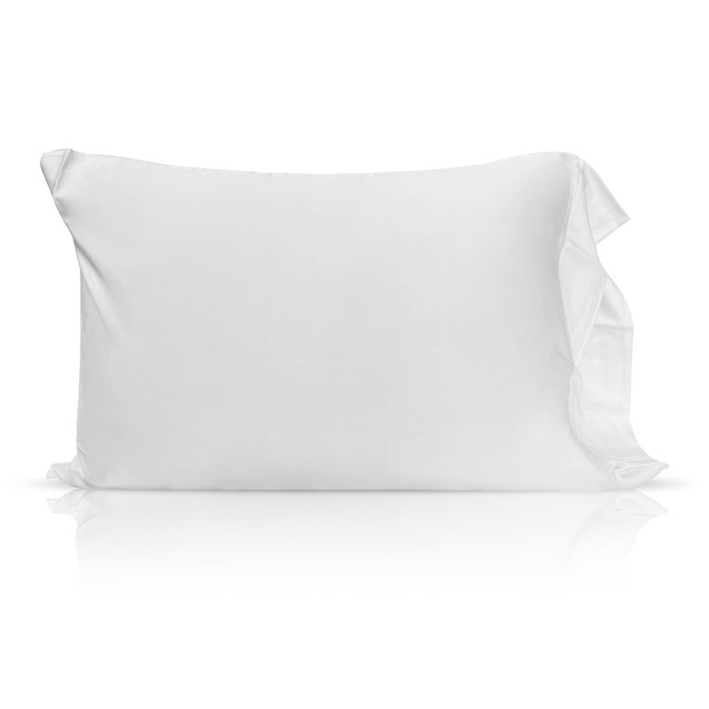 Pillowtex Copper Ion Infused Rayon Derived from Bamboo Cooling Pillow Case, White, Queen Size (20x36), Softand Breathable - Image 1